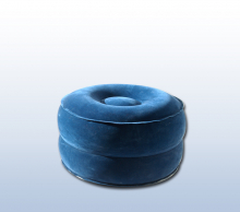 Reisemeditationskissen blau oder schwarz